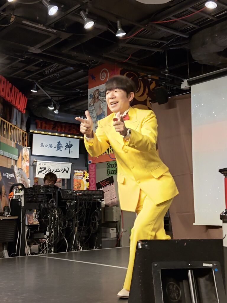 ダンディ坂野さん_お笑いライブ_ゲッツ_撮影タイム