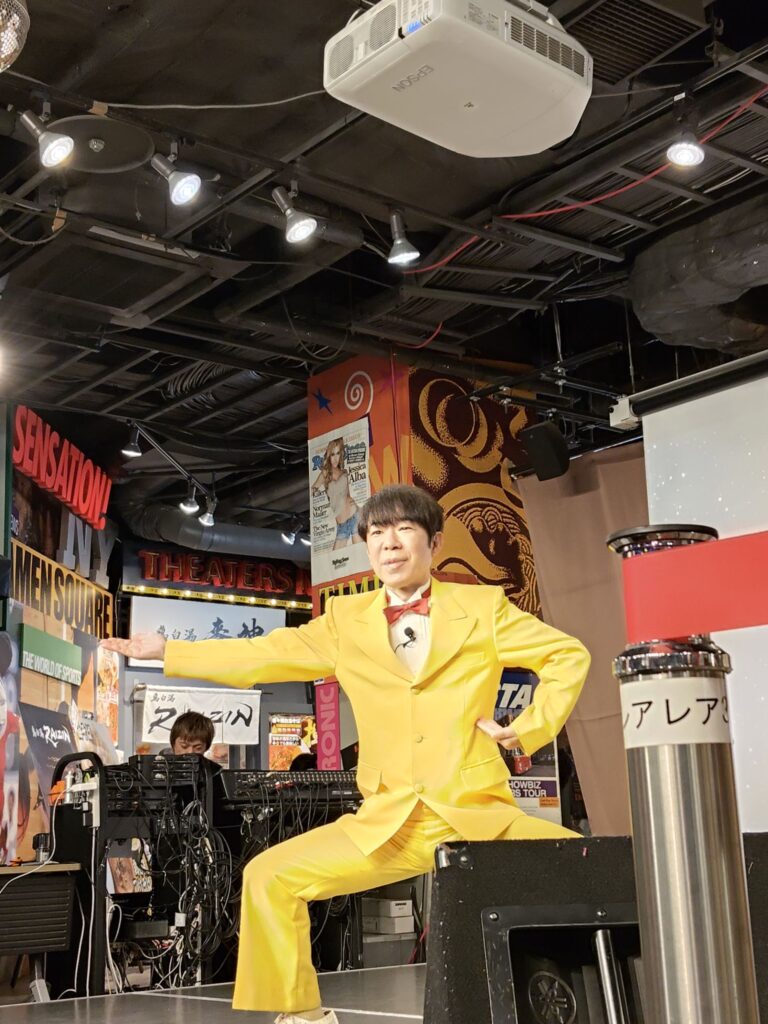 ダンディ坂野さん_お笑いライブ_お久しブリーフ_撮影タイム