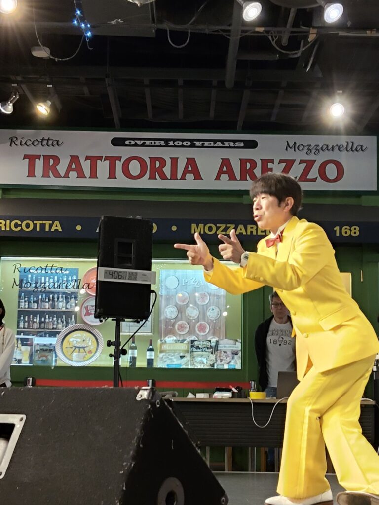 ダンディ坂野さん_お笑いライブ_お久しブリーフ_撮影タイム