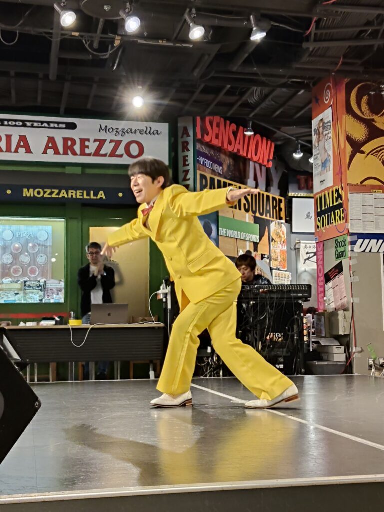 ダンディ坂野さん_お笑いライブ_お久しブリーフ_撮影タイム