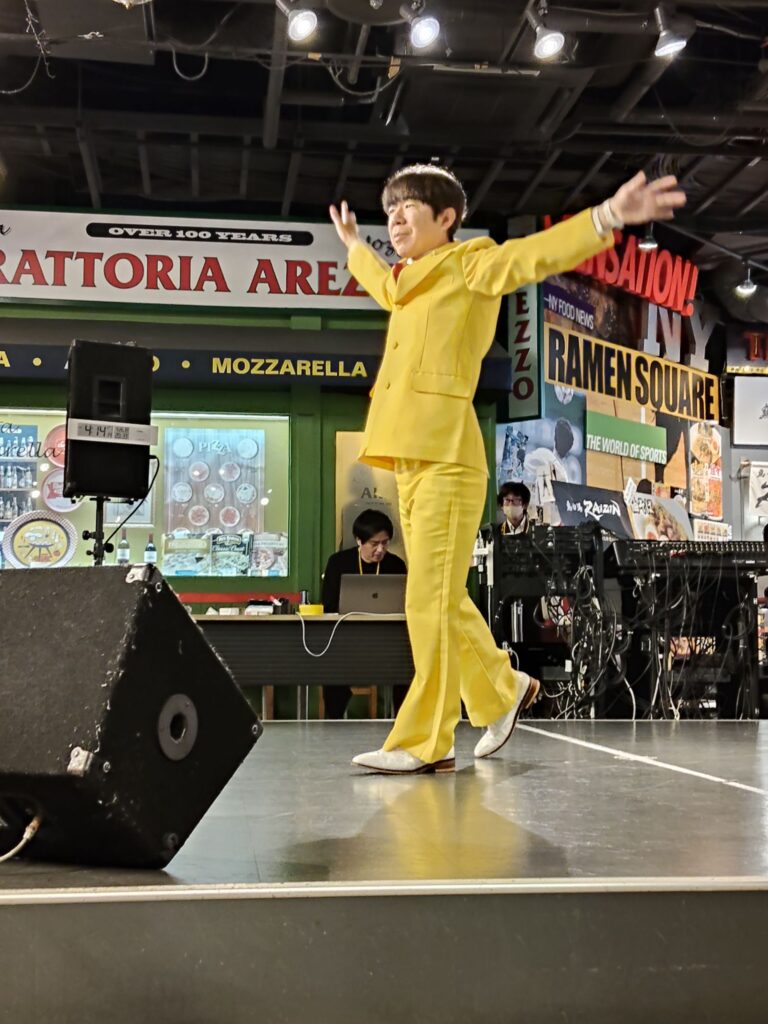 ダンディ坂野さん_お笑いライブ_お久しブリーフ_撮影タイム